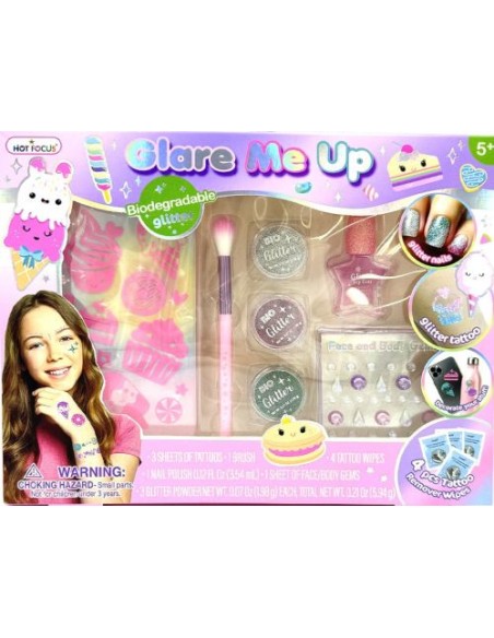 SET DE ACCESORIOS DE BELLEZA SWEETS HOT FOCUS