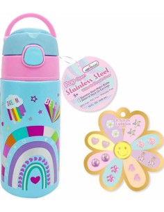 BOTELLA DE AGUA POP OPEN RAINBOW HOT FOCUS