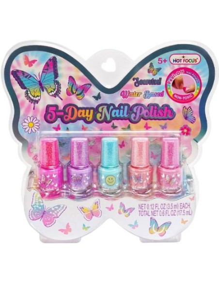 KIT ESMALTE DE UNAS MULTICOLOR BUTTERFLY HOT FOCUS