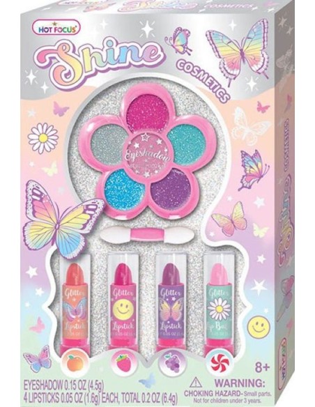 SET DE COSMETICOS VANITY AND BEAUTY BUTTERFLY HOT FOCUS