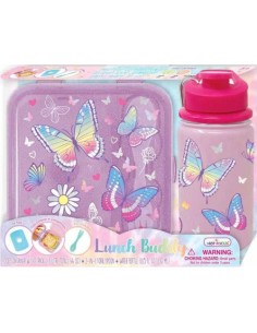 PACK PORTAMERIENDAS CON BOTELLA BUTTERFLY HOT FOCUS