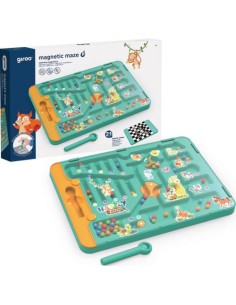 JUEGO DE MESA 2 EN 1 ZOOLOGICO Y AJEDREZ GIROS