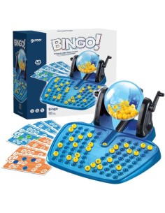 JUEGO DE BINGO 48 CARTONES Y 90 BOLAS GIROS