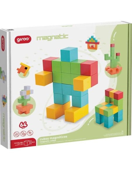 JUEGO 64 CUBOS MAGNETICOS GIROS