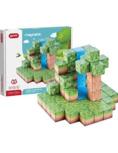 JUEGO MAGNETICO EL BOSQUE 64 CUBOS GIROS