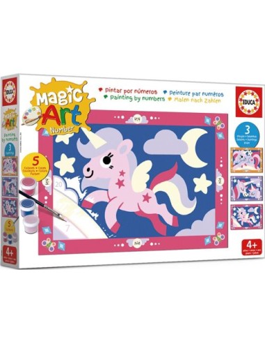 MAGIC ART NUMBER ART 4 UNICORNIOS