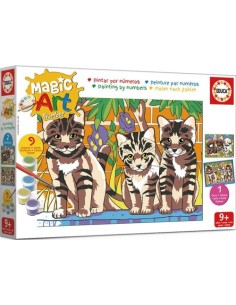 MAGIC ART NUMBER ART 9 GATOS Y PERROS