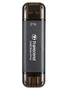 TS2TESD310C unidad externa de estado sólido 2 TB USB tipo A a USB tipo C 3.2 Gen 2 (3.1 Gen 2) Negro