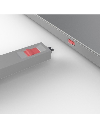 40425 bloqueador de puerto Bloqueador de puerto + clave USB Tipo C Rosa 5 pieza(s)