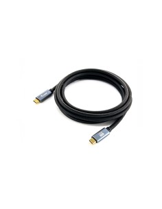 128357 Cable USB 3.2 Gen 2 C a C, M/M, 2,0m, PD100W , 4K/60Hz, 10Gbps, Negro