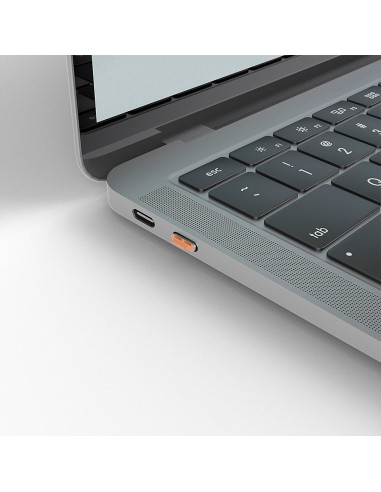 40428 bloqueador de puerto Llave de bloqueador de puerto USB Tipo C Gris, Naranja 4 pieza(s)