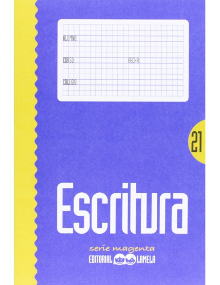 Cuaderno de escritura 21