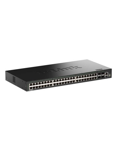 DGS-1530-52/E switch Gestionado L2 Gigabit Ethernet (10/100/1000) Negro
