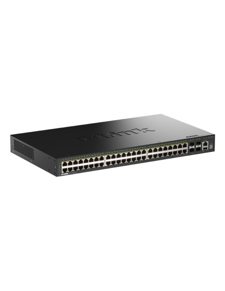 DGS-1530-52P/E switch Gestionado L2 Gigabit Ethernet (10/100/1000) Energía sobre Ethernet (PoE) Negro