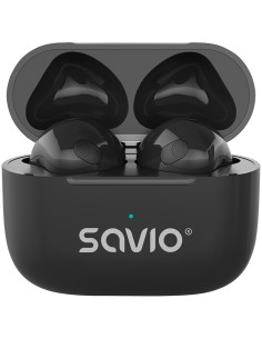 TWS-02 PRO auricular y casco Auriculares Inalámbrico Dentro de oído Música/uso diario USB Tipo C Bluetooth Negro