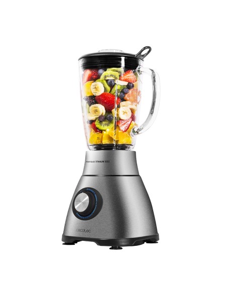 Power Black Titanium 1800 Batidora de vaso 1800 W Negro, Acero inoxidable