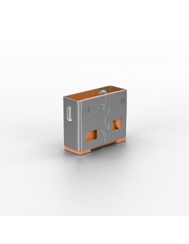 40463 bloqueador de puerto USB tipo A Naranja Acrilonitrilo butadieno estireno (ABS) 10 pieza(s)