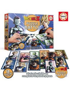 DRAGON BALL Z PUZZLE BATTLE 12 PUZZLES DE 42 PIEZAS