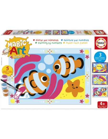 MAGIC ART NUMBER ART 4 BAJO EL MAR
