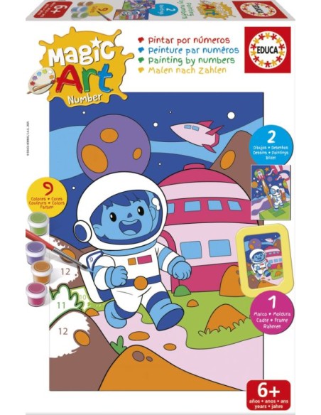 MAGIC ART NUMBER ART 6 ESCENA ESPACIAL