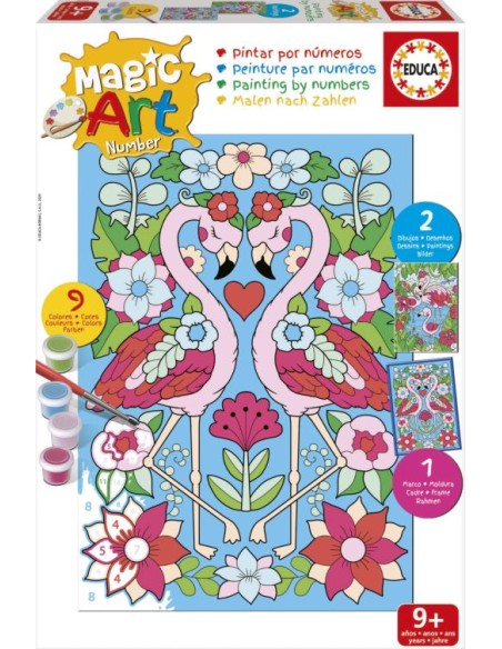 MAGIC ART NUMBER ART 9 FLAMENCOS