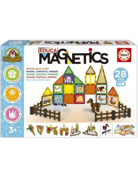 JUEGO 28 PIEZAS EDUCA MAGNETICS