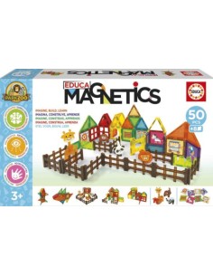 JUEGO 50 PIEZAS EDUCA MAGNETICS
