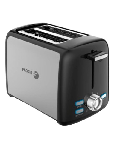 ToastPro 7 2 rebanada(s) 800 W Negro, Acero inoxidable