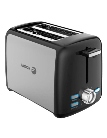 ToastPro 7 2 rebanada(s) 800 W Negro, Acero inoxidable