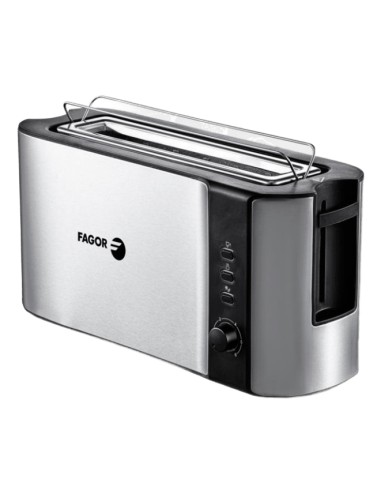 Bigtoast Steel 6 2 rebanada(s) 1000 W Negro, Acero inoxidable