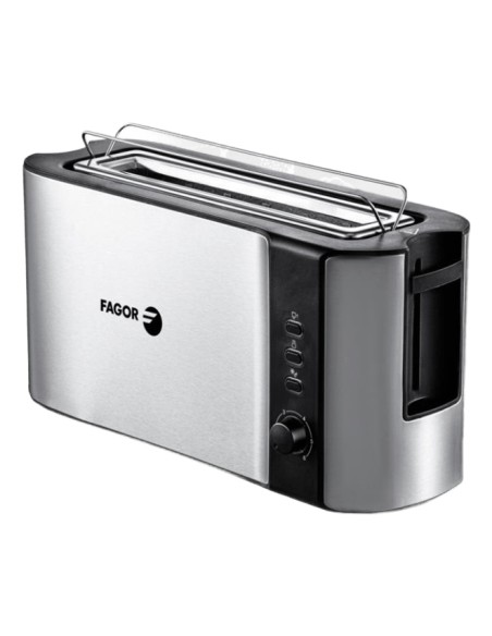 Bigtoast Steel 6 2 rebanada(s) 1000 W Negro, Acero inoxidable