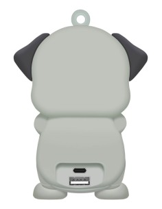 PBDOG batería externa Polímero de litio 2600 mAh Gris
