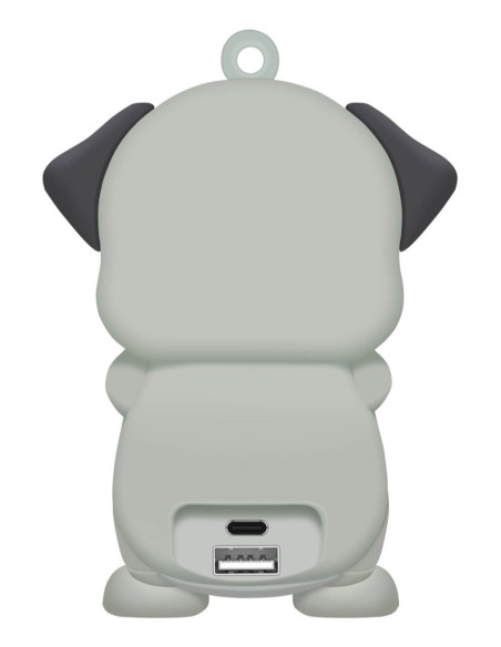 PBDOG batería externa Polímero de litio 2600 mAh Gris