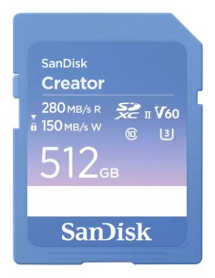 Creator 512 GB SDXC UHS-II Clase 10