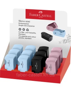 182774 sacapuntas Sacapuntas manual Negro, Azul, Rosa