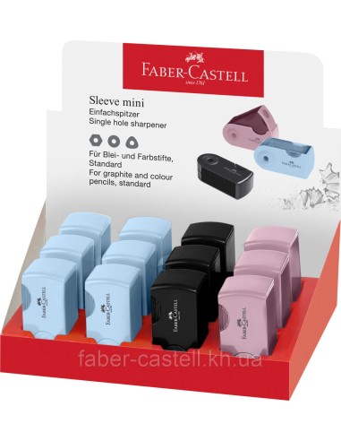 182774 sacapuntas Sacapuntas manual Negro, Azul, Rosa