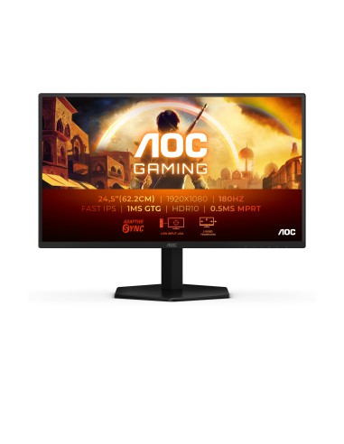 G4 25G42E pantalla para PC 62,2 cm (24.5") 1920 x 1080 Pixeles Full HD LED Negro, Rojo