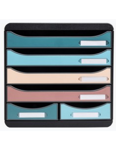 312606D organizador para cajón de escritorio Plástico Colores surtidos