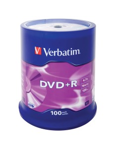 DVD+R Matt Silver 4,7 GB 100 pieza(s)