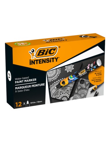 Intensity marcador 12 pieza(s) Punta redonda Blanco