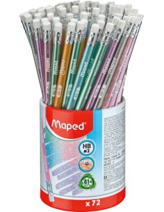 851805 lápiz de grafito HB 72 pieza(s)