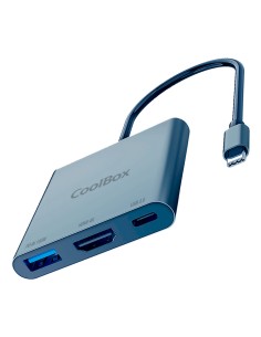 MINIDOCK C31 ALUMINIO USB-C A HDMI 4K/USB-A/USB-C 3.2 GEN1 PC/MAC/CONSOLAS