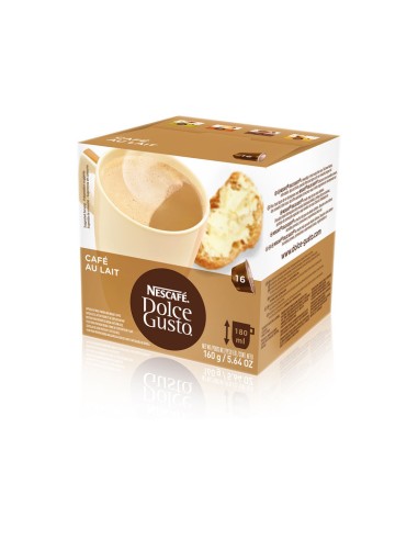 Cápsulas de café Nestle Dolce  Gusto .con leche16 cap 121110