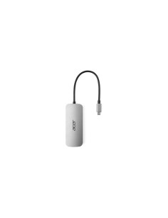 7in1 Type C Dongle Alámbrico USB 3.2 Gen 1 (3.1 Gen 1) Type-C Plata