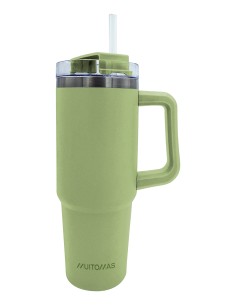 TRAVELMUG900GN taza de viaje 900 ml Verde Acero inoxidable