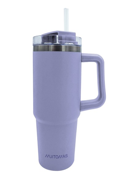 TRAVELMUG900VL taza de viaje 900 ml Violeta Acero inoxidable
