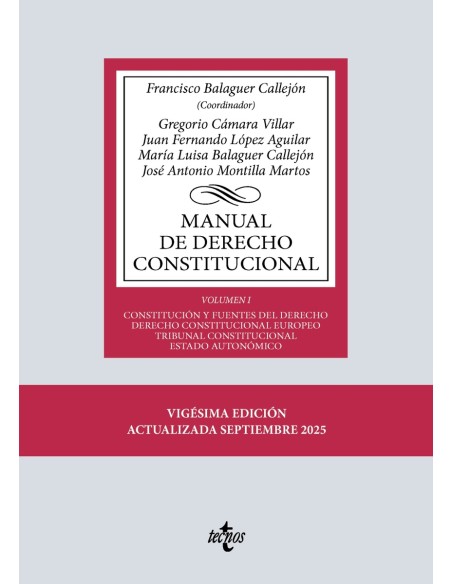Manual de Derecho Constitucional