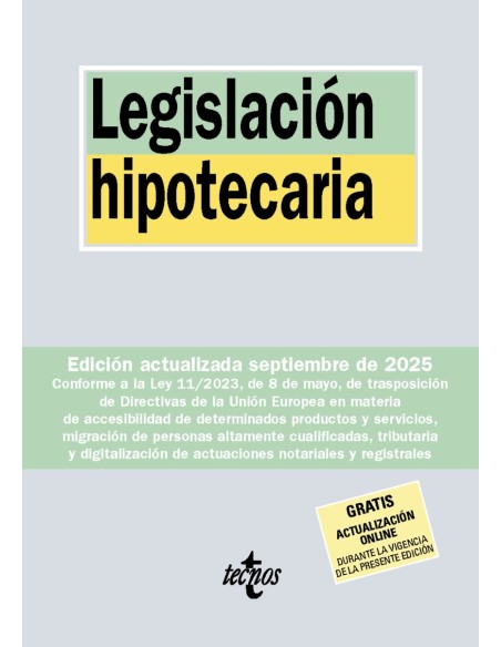Legislacion hipotecaria