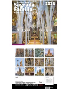 Cal 2026 Pared 30x30 cm S Familia 2 interior