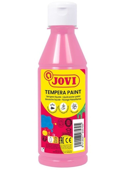 Bote tempera liquida jovi 250ml rosa